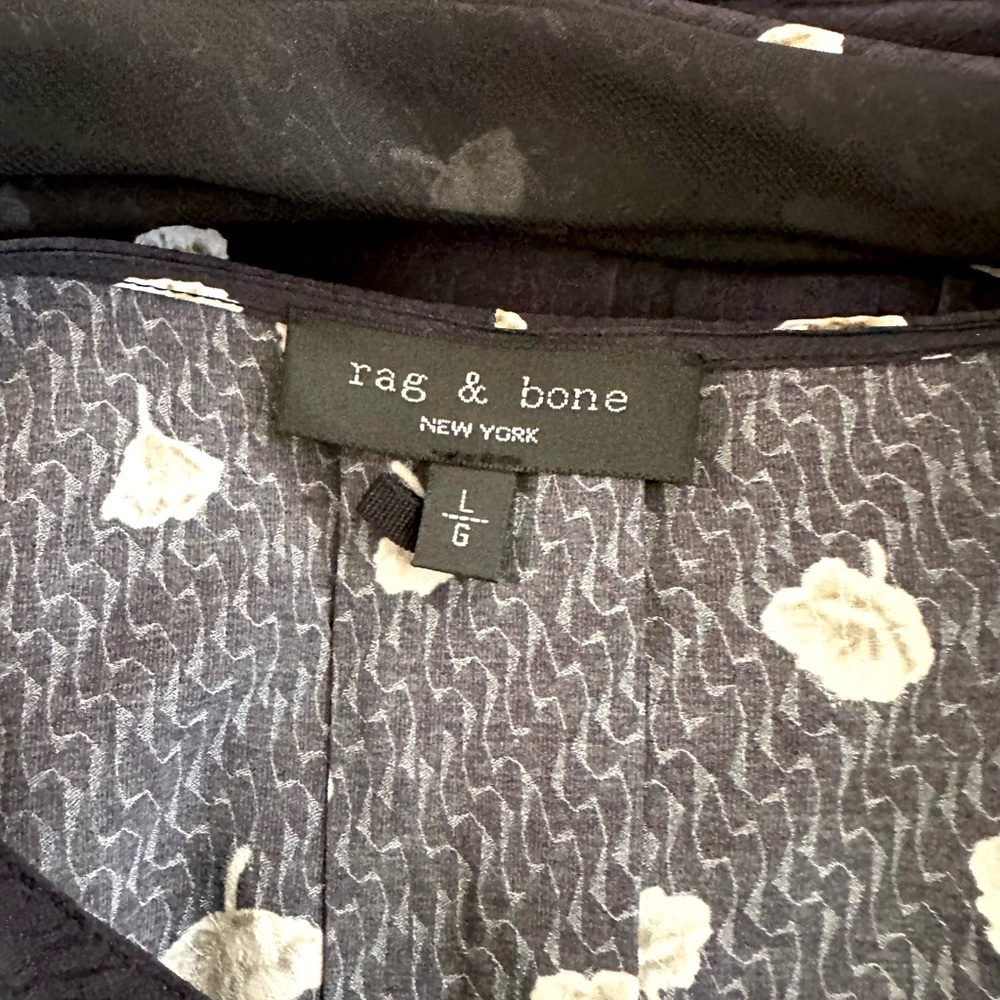 Rag & Bone Women’s Halle Assymetric Floral Sleeveless Top - Picture 8 of 9